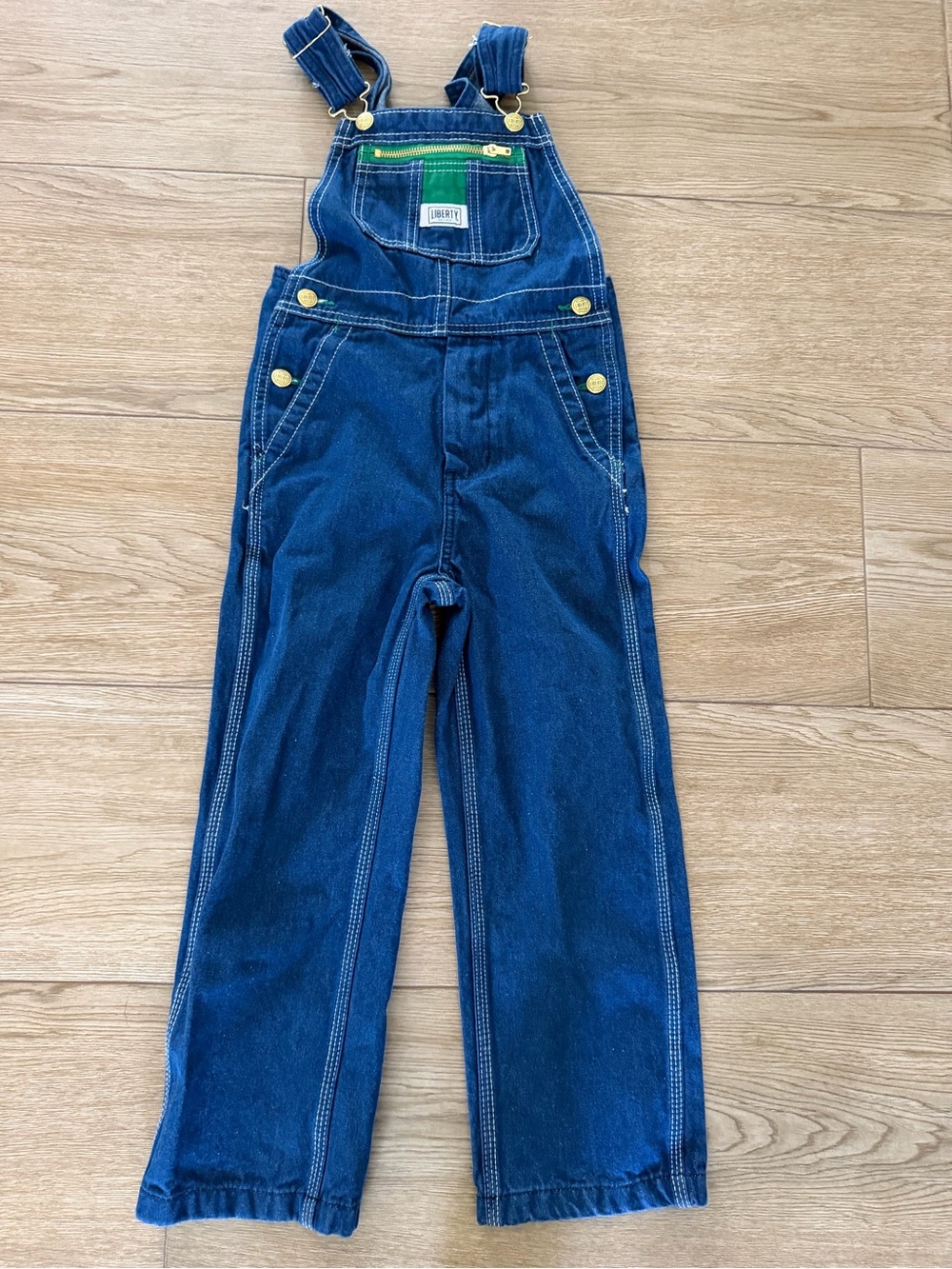 Kids Liberty Blue Denim Overalls
